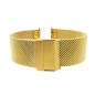 Preview: Vostok Europe Undine milanaise mesh stainless steel bracelet / 20 mm / yellow