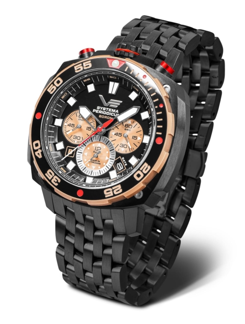 Vostok Europe Systema Periodicum 'Boron' Chronograph VK67-650E721B