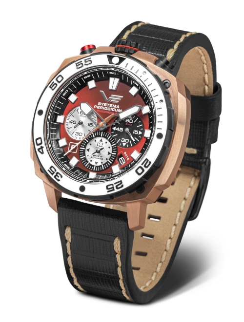 Vostok Europe Systema Periodicum 'Phosphorus' Chronograph VK67-650E724