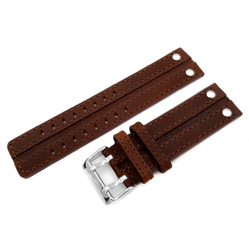 Vostok Europe Expedition North Pole / Everest leather strap / 24 mm / brown / polished buckle