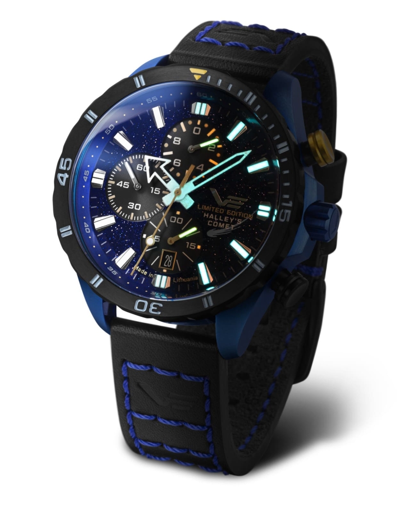 Vostok Europe 'Halley's Comet' Limited Edition Chronograph 6S10-320E694