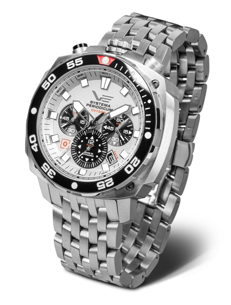 Vostok Europe Systema Periodicum 'Oxygen' Chronograph VK67-650A722B