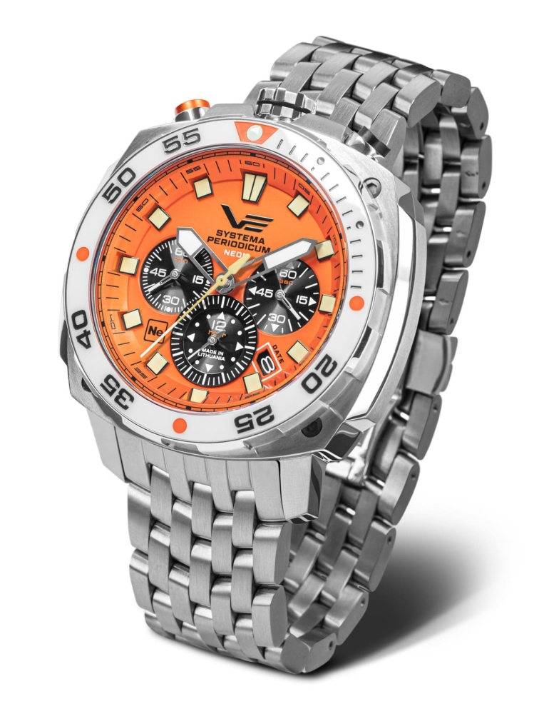 Vostok Europe Systema Periodicum 'Neon' Chronograph VK67-650A723B