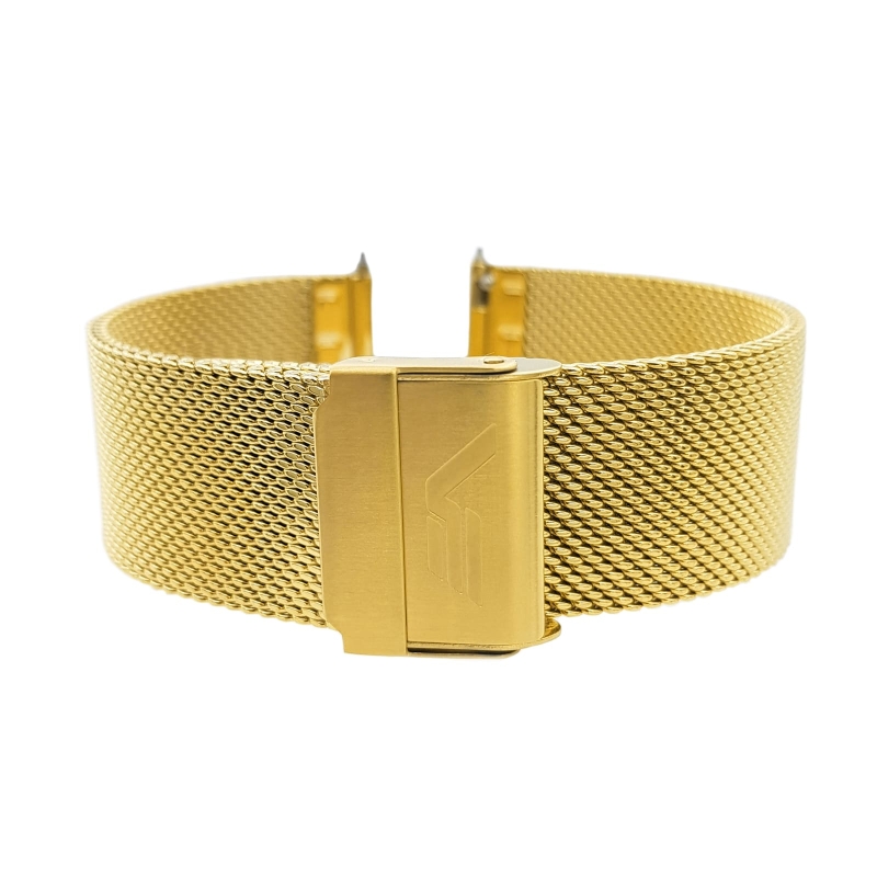 Vostok Europe Undine milanaise mesh stainless steel bracelet / 20 mm / yellow