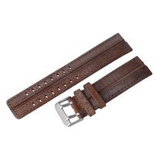 Vostok Europe Expedition North Pole / South Pole leather strap / 22 mm / brown / mat buckle